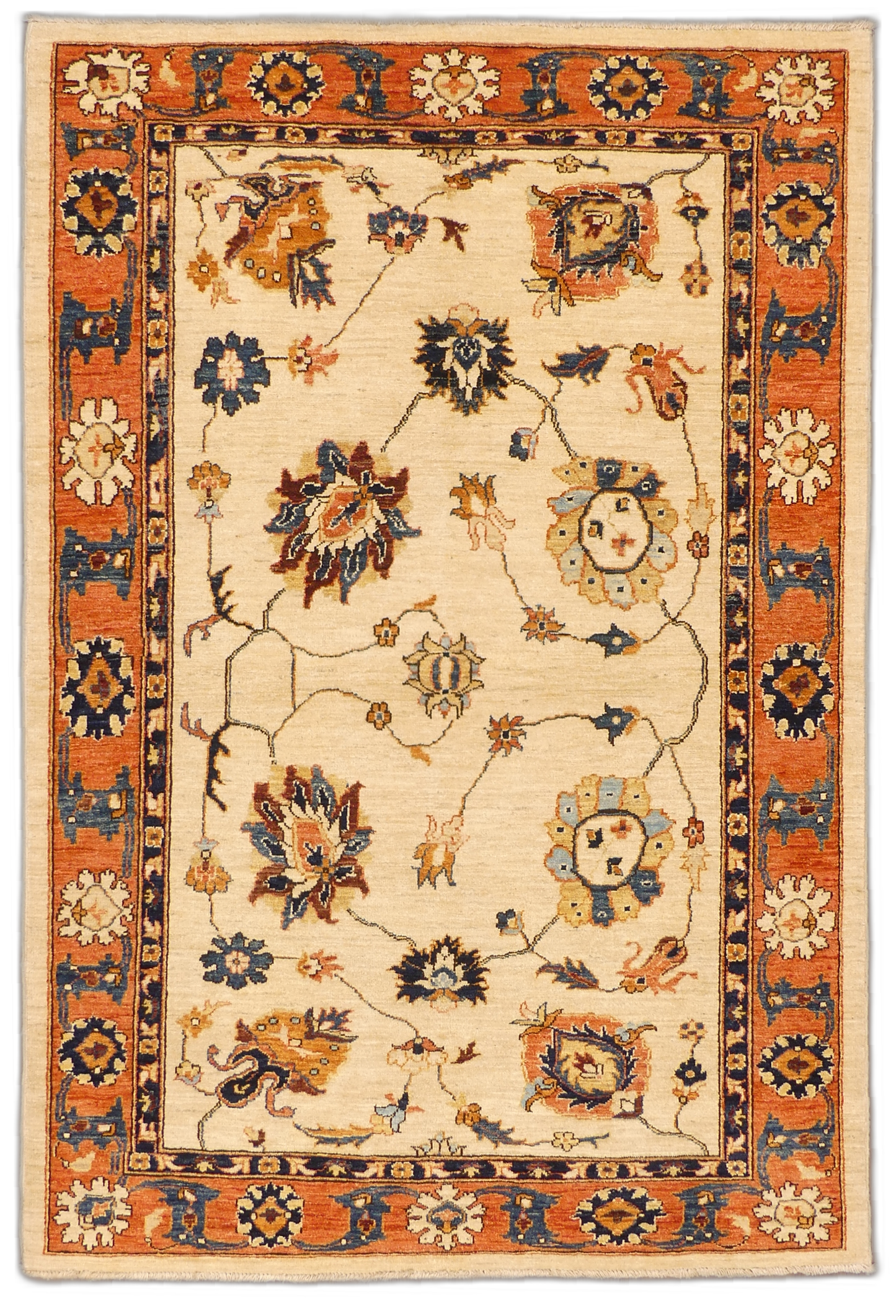 MP5560 [Heriz] Classic Heriz Wool Rug - 4 x 6