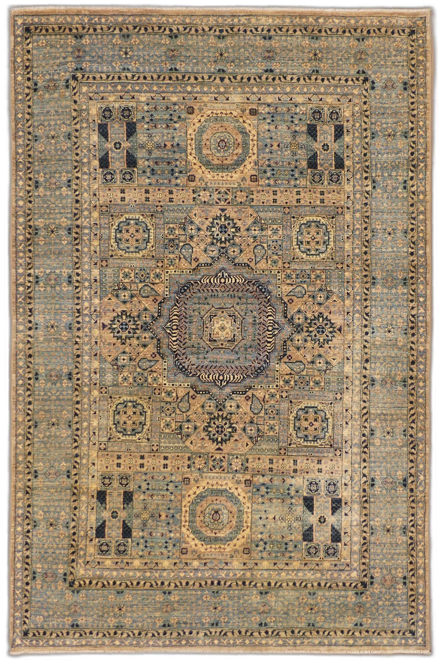 Sultanate Mamluk Wool Rug MP5563 - 4'1" x 6'4"