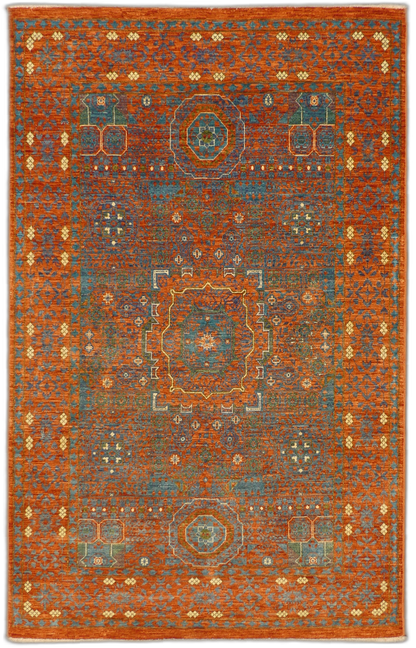 Sultanate Mamluk Heirloom Wool Rug MP5577 - 4.1 x 6.5