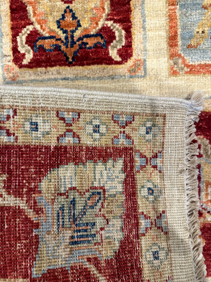 Traditional Bakhtiari Garden Wool Rug MP5579 - 4.3 x 6.1