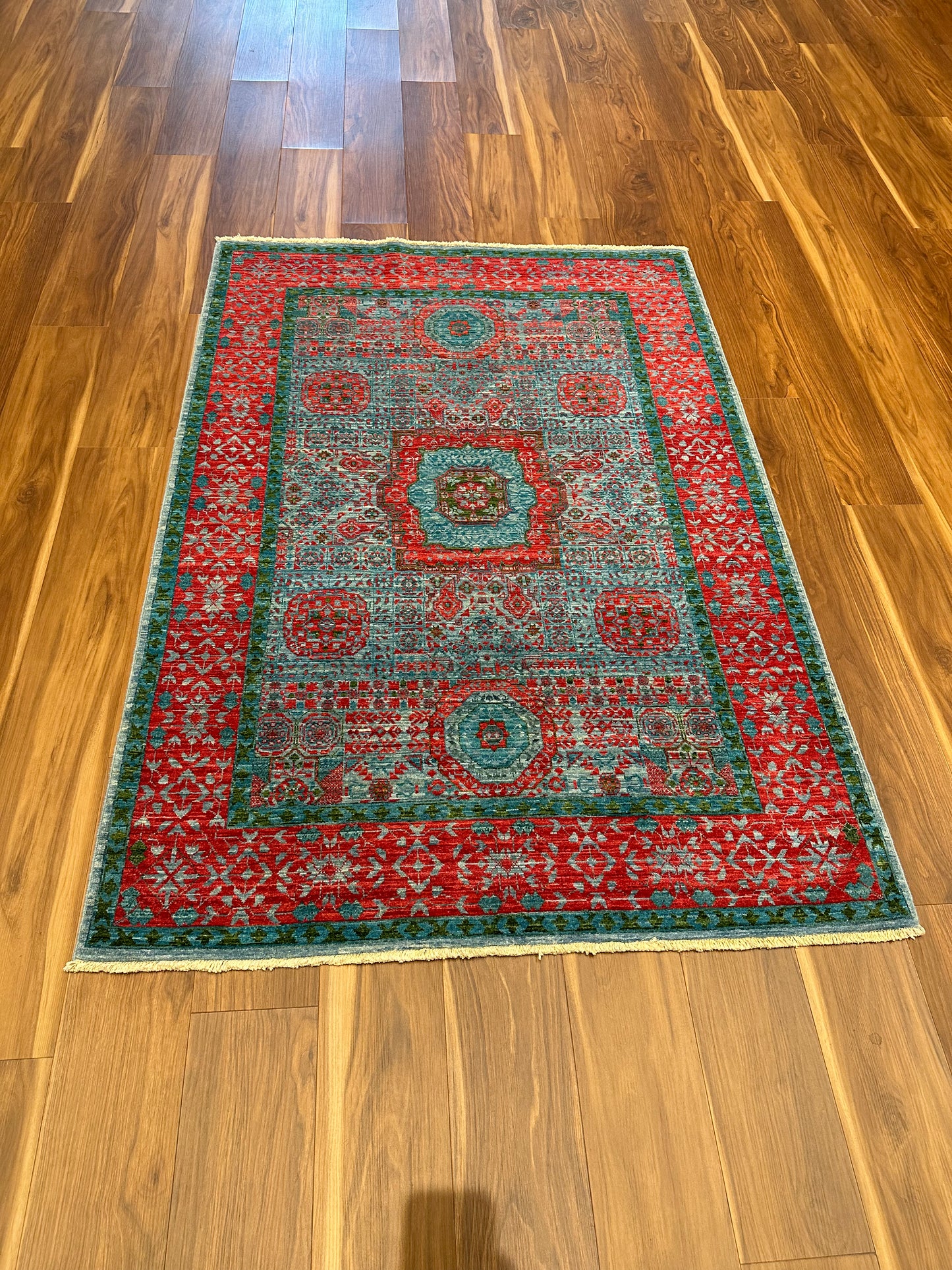Sultanate Mamluk Wool Rug MP5585 - 4.3 x 6.1