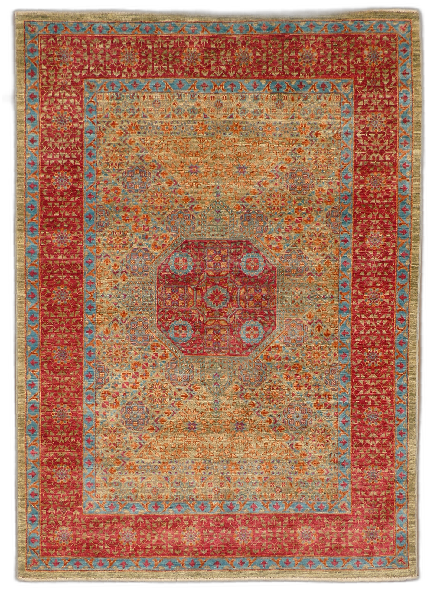 Sultanate Mamluk Heirloom Wool Rug MP5587 - 4 x 6