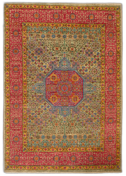 Sultanate Mamluk Wool Rug MP5592 - 4.1 x 5.9