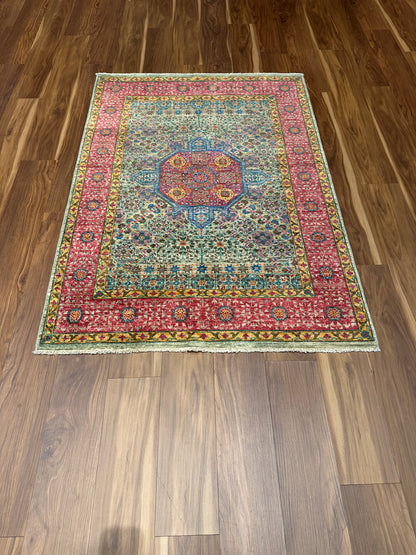 Sultanate Mamluk Wool Rug MP5592 - 4.1 x 5.9