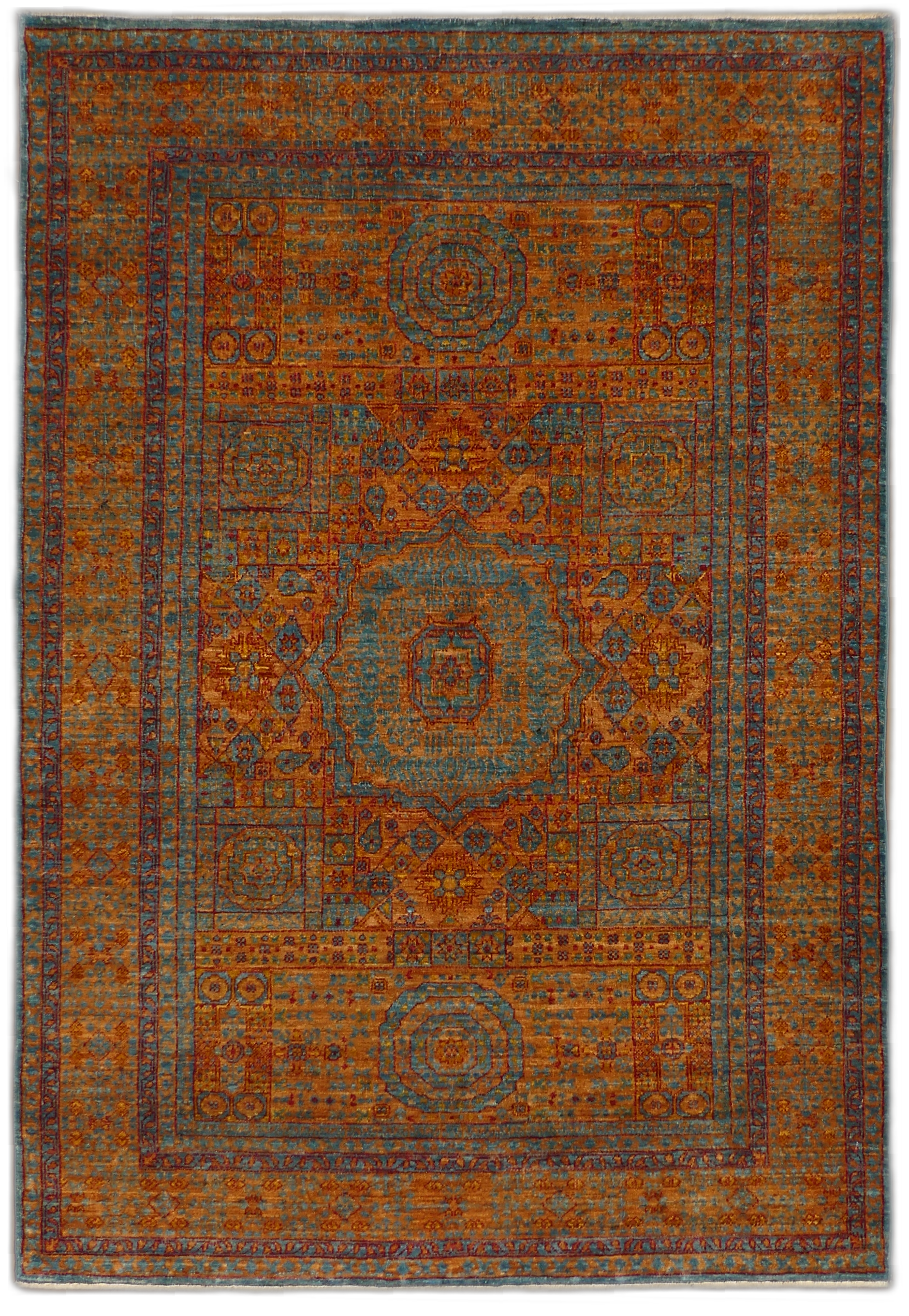 Sultanate Mamluk Wool Rug MP5595 - 4' x 5'10"