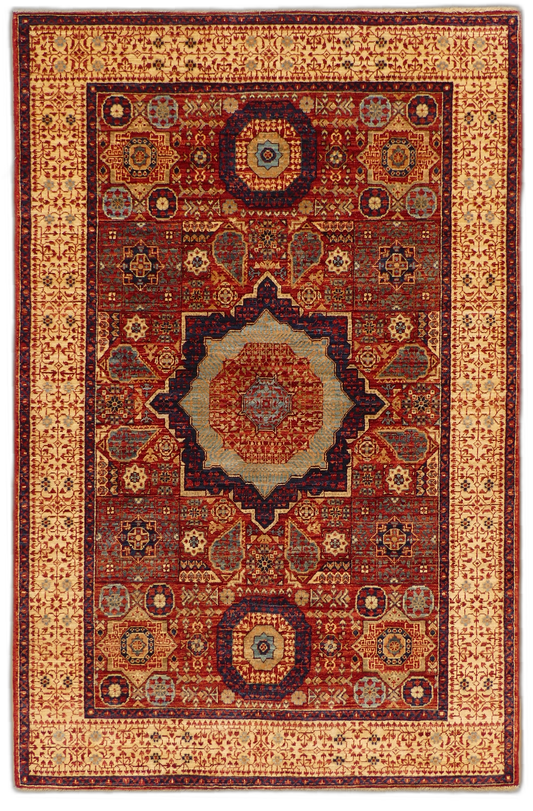 Mamluk Grandeur Traditional Wool Rug MP5664 - 4 x 6