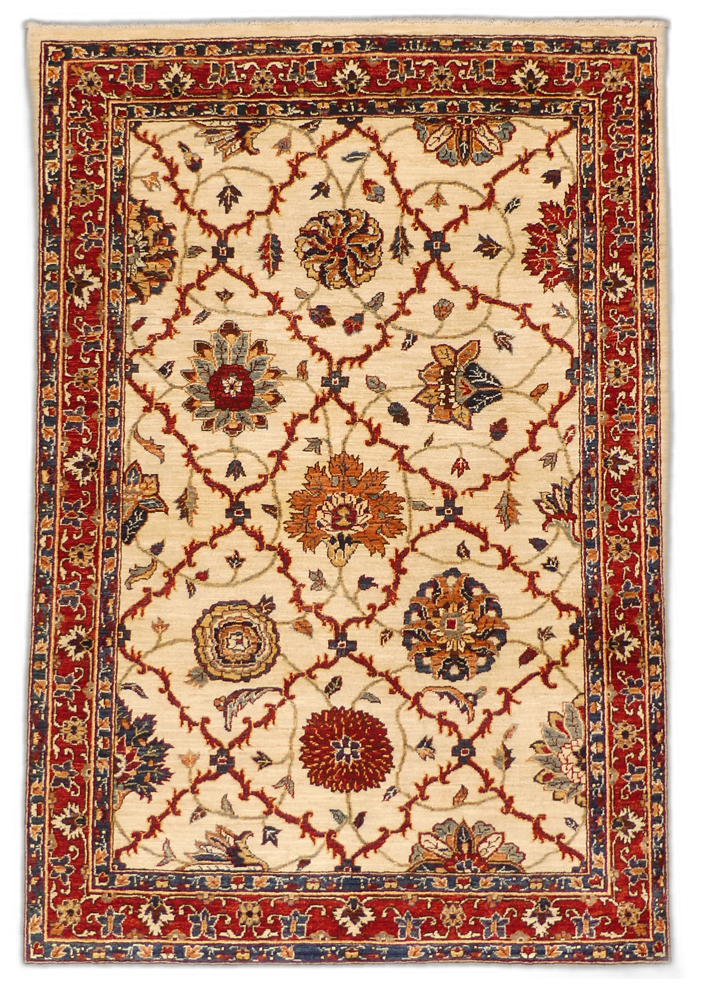 Fine Bakshaish Floral Elegance Wool Rug MP5671 - 4 x 6