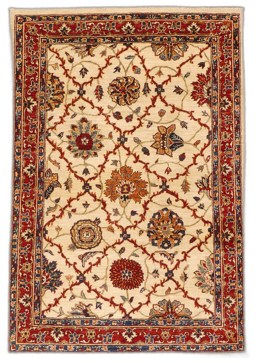 Fine Bakshaish Floral Elegance Wool Rug MP5671 - 4 x 6