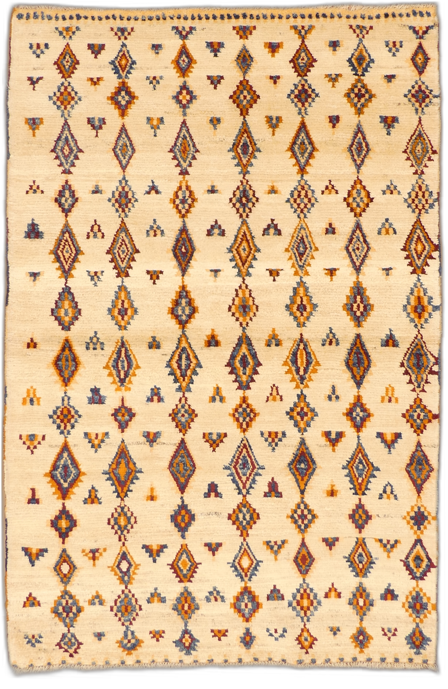 Berber-Inspired Geometric Wool Rug MP5672 - 4 x 6