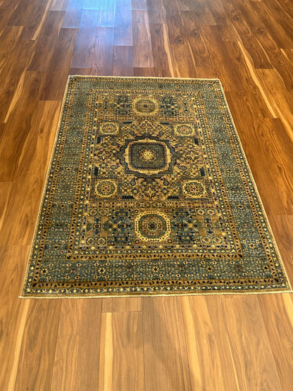 Sultanate Mamluk Grandeur Wool Rug MP5675 - 4.2 x 5.11