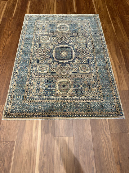 Sultanate Mamluk Grandeur Wool Rug MP5675 - 4.2 x 5.11