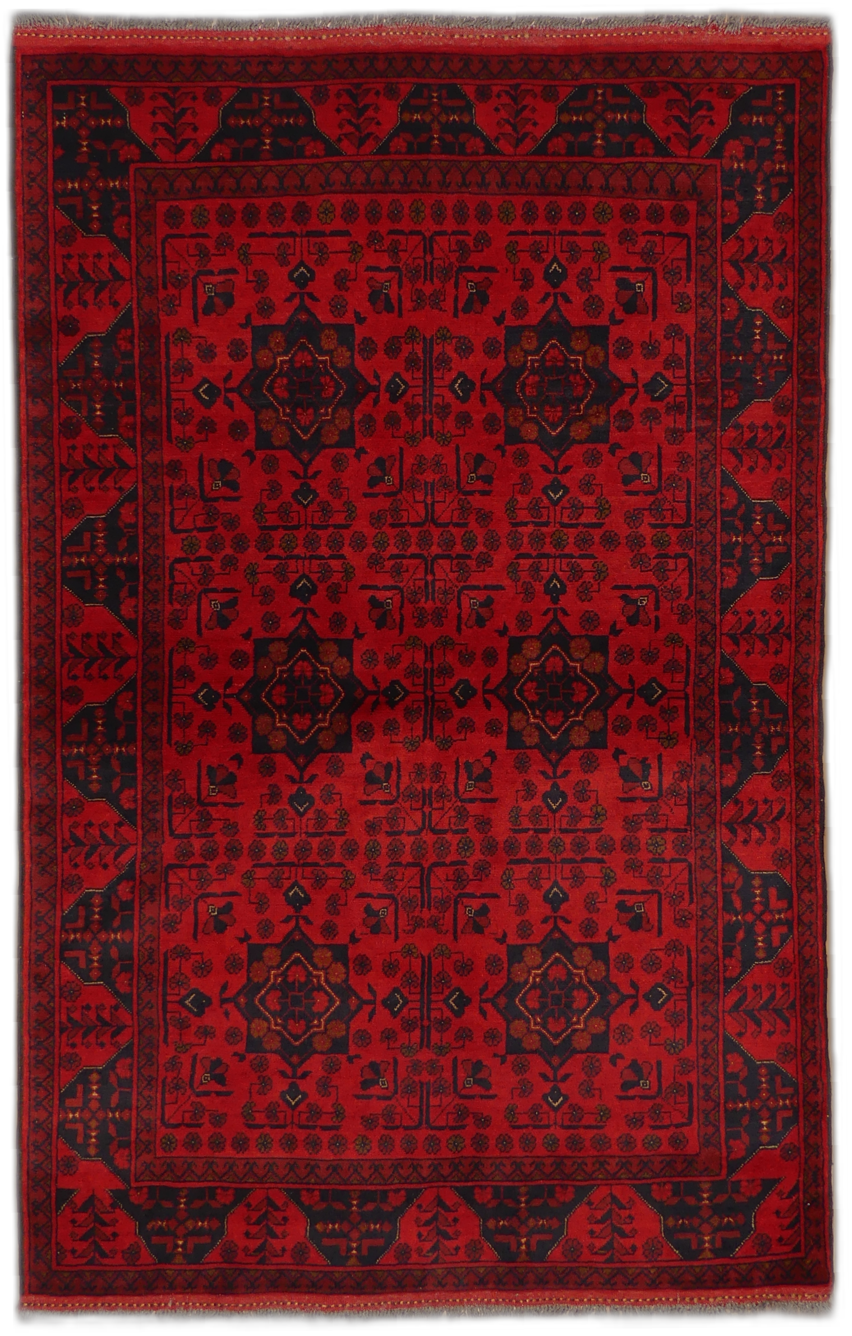 Turkmen Bukhara Traditional Wool Rug MP5678 - 4'1" x 6'5"