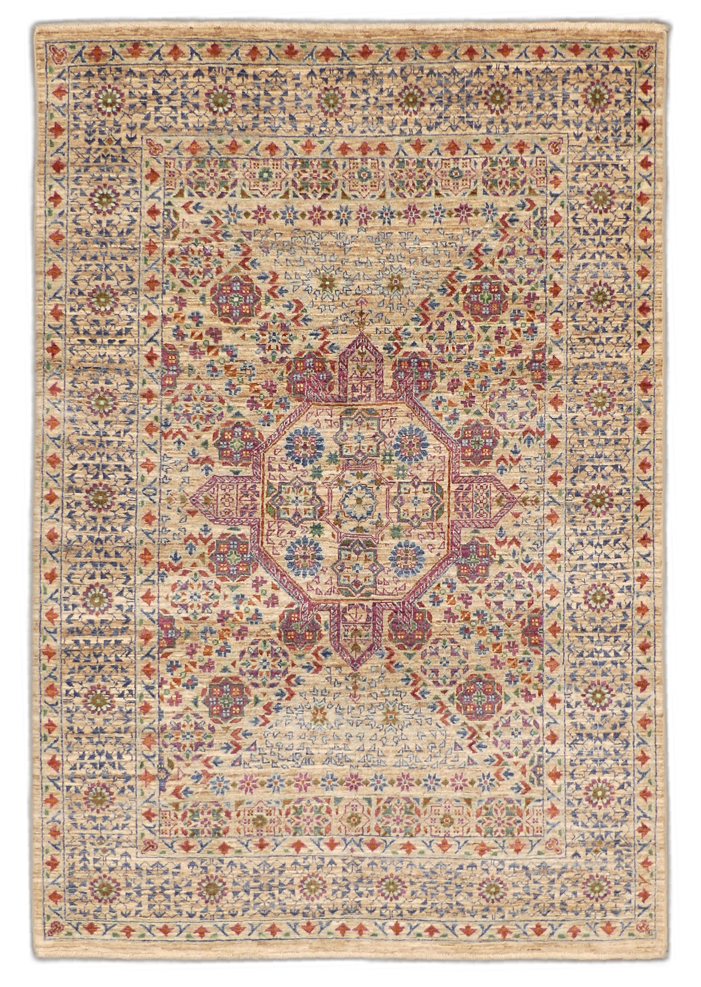 Sultanate Mamluk Traditional Wool Rug MP5684 - 4 x 6