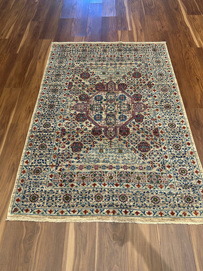 Sultanate Mamluk Traditional Wool Rug MP5684 - 4.3 x 6.1