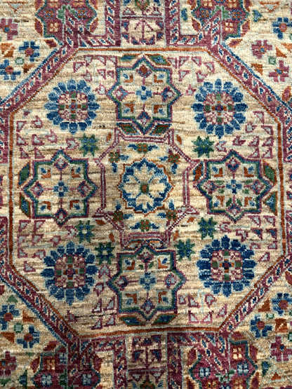 Sultanate Mamluk Traditional Wool Rug MP5684 - 4.3 x 6.1