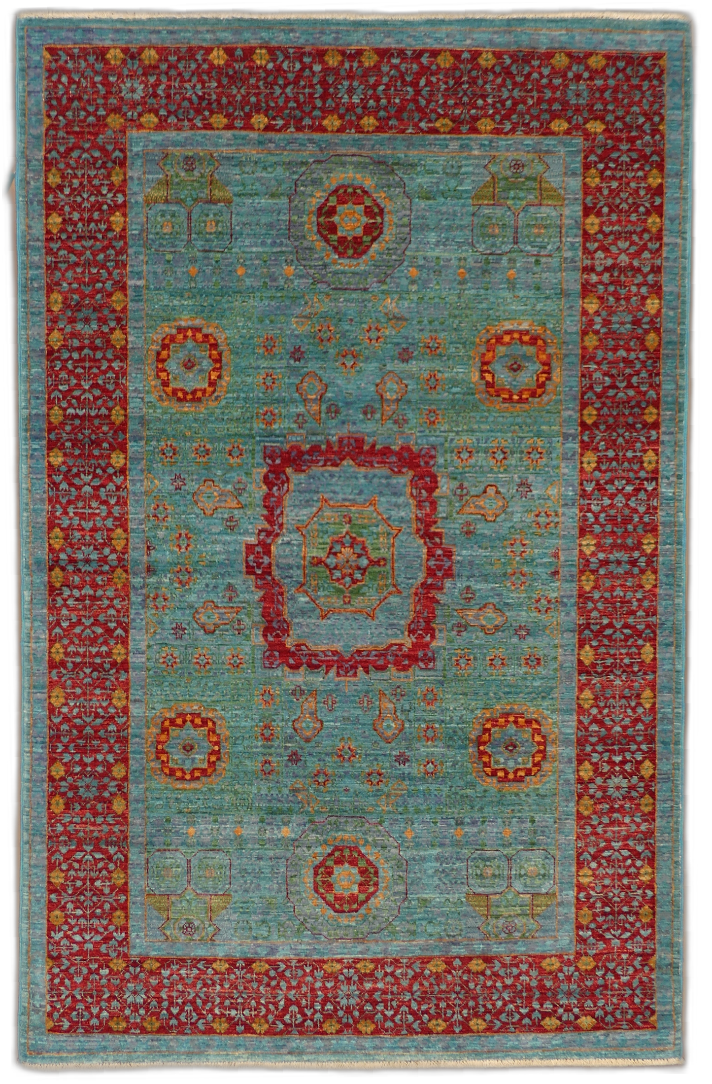 MP5685 [Sultanate Mamluk] Sultanate Mamluk Heritage Wool Rug - 4 x 6