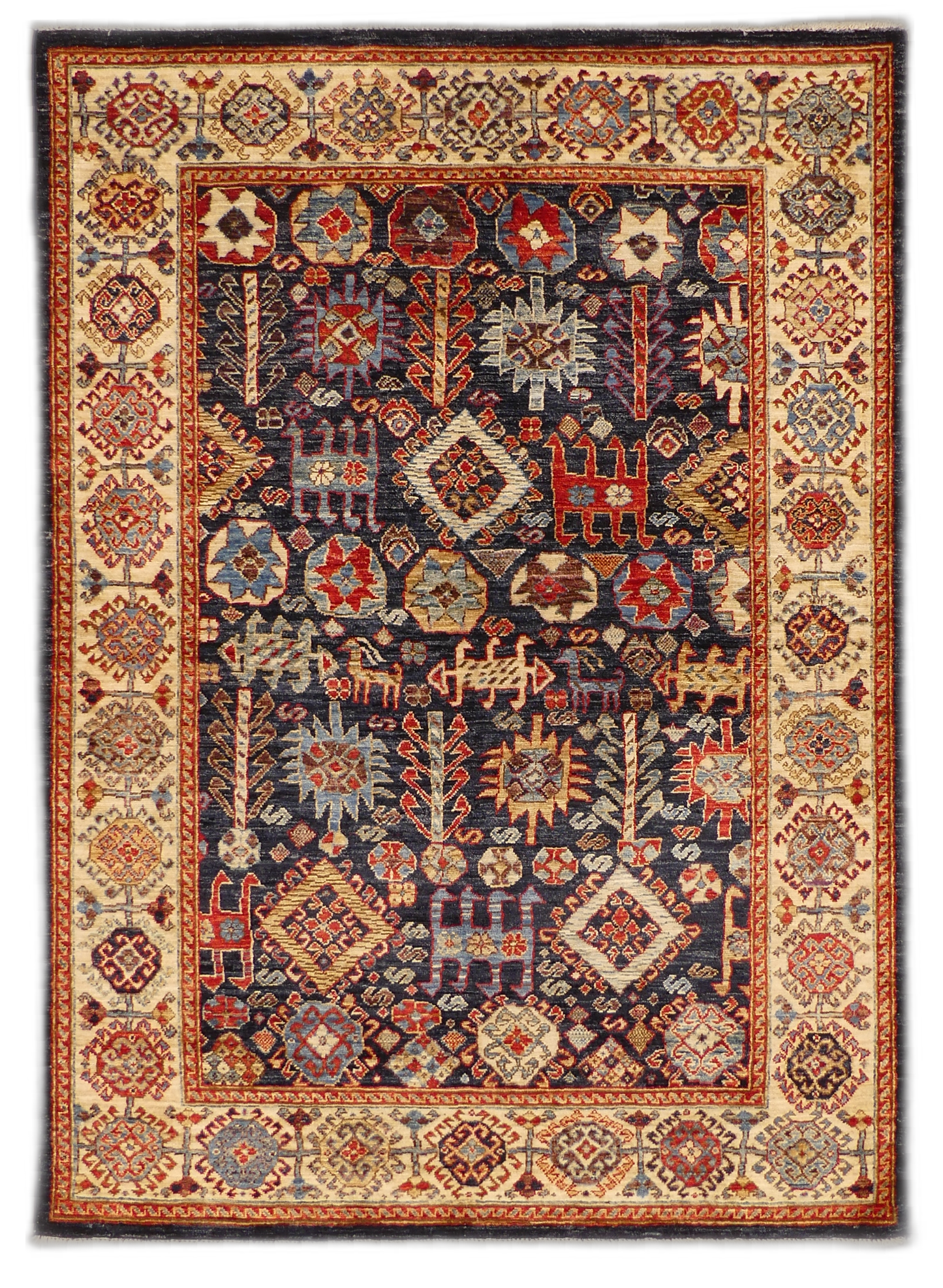 Nomadic Elegance Wool Rug MP5690 - 4 x 6