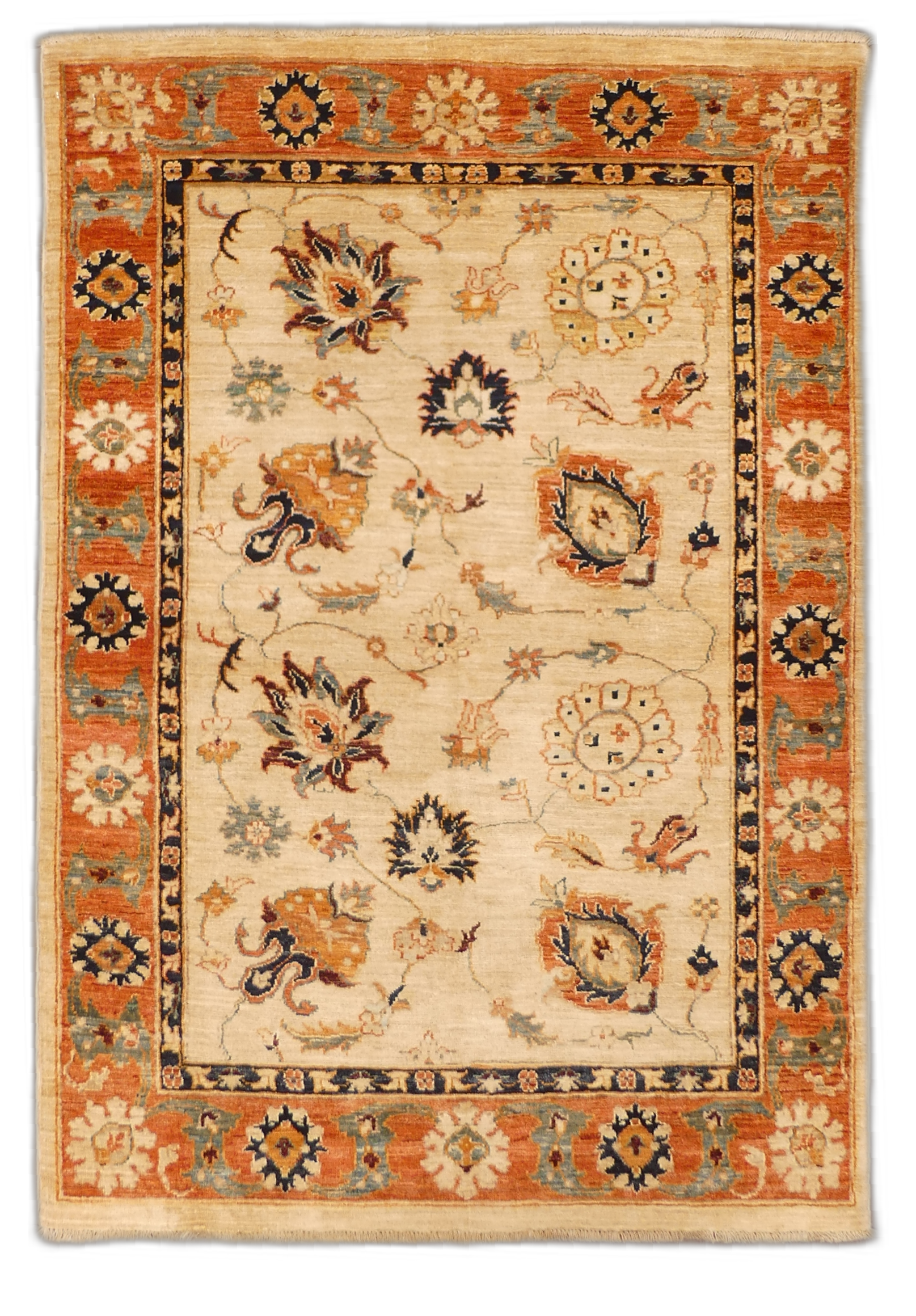 Heriz Persian Medallion Wool Rug MP5698 - 3'10" x 5'7"