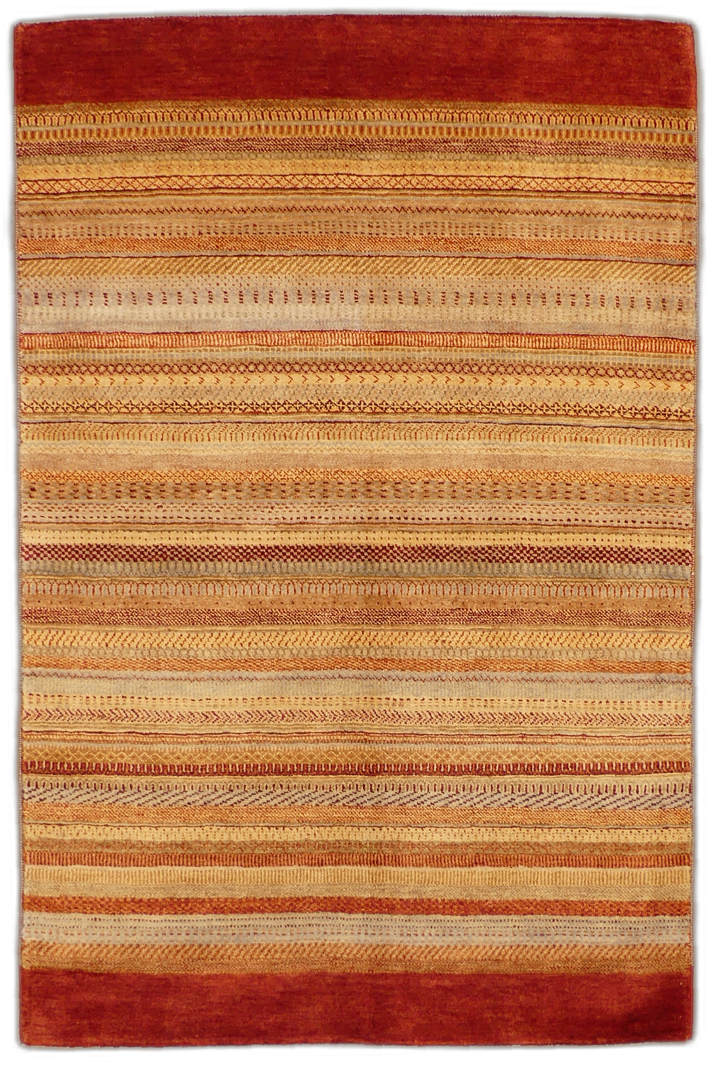 MP5721 Contemporary Stripes Wool Rug - 4 x 6