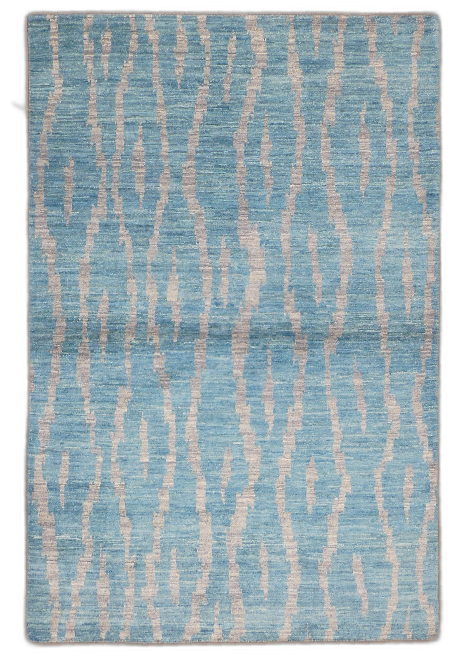 Serenity Waves Abstract Wool Rug MP5746 - 3'10" x 5'11"