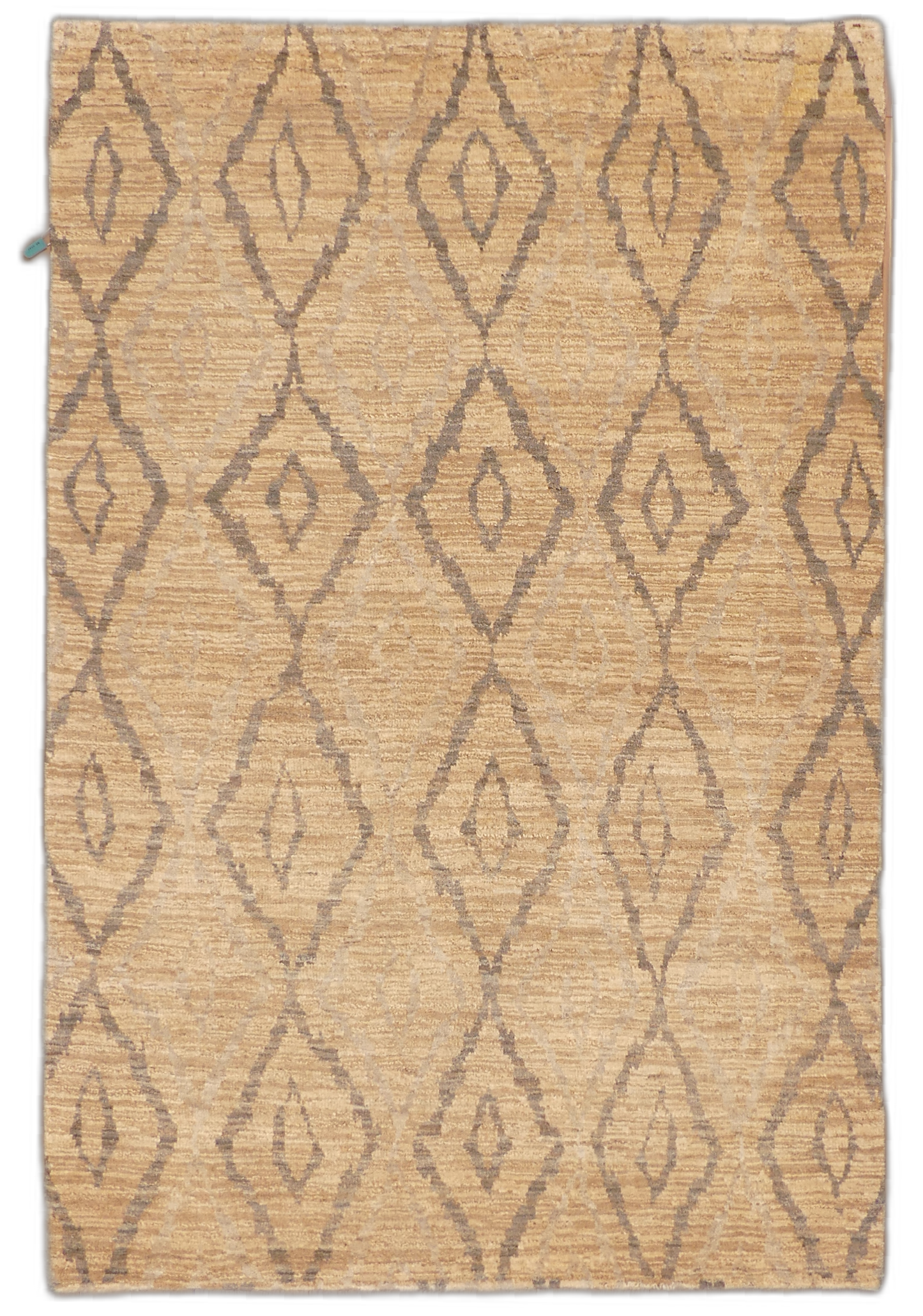 Beige Elegance Geometric Wool Rug MP5747 - 4 x 6