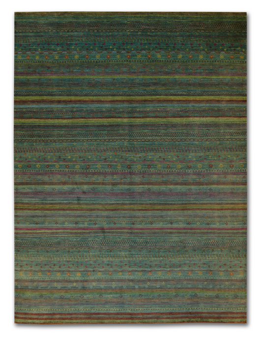 Abstract Tapestry Modern Gabbeh Wool Rug MP6243 - 10 x 14