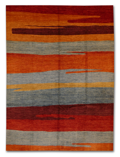 Sunset Horizon Modern Gabbeh Wool Rug MP6305 - 9.10 x 13.2