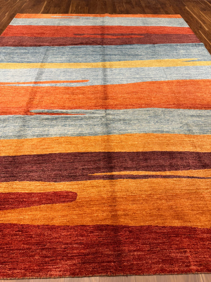 Sunset Horizon Modern Gabbeh Wool Rug MP6305 - 9.10 x 13.2