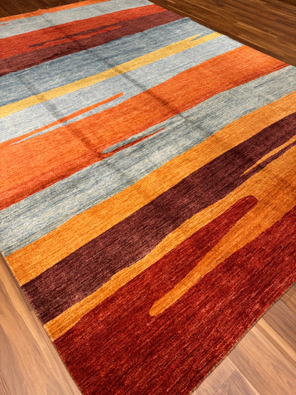 Sunset Horizon Modern Gabbeh Wool Rug MP6305 - 9.10 x 13.2