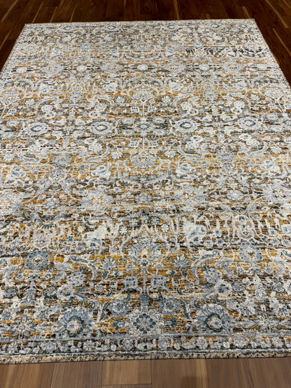Serene Elegance Modern Floral Silk Rug MP6310 - 7.6 x 9.10