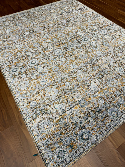 Serene Elegance Modern Floral Silk Rug MP6310 - 7.6 x 9.10