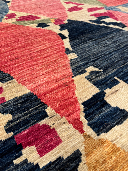 Abstract Geometric Wool Gabbeh MP6329 - 10.2 x 14.5