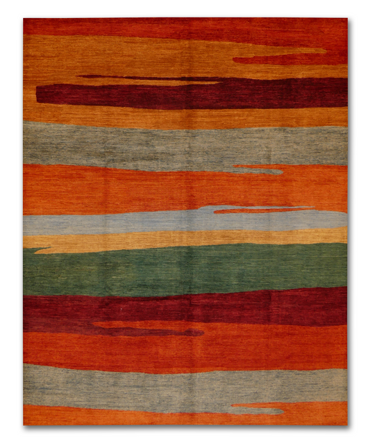 Sunset Horizon Modern Gabbeh Wool Rug MP6335 - 10 x 14