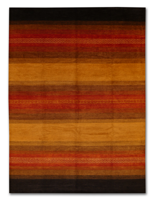 Earthy Elegance Modern Gabbeh Wool Rug MP6336 - 10 x 14