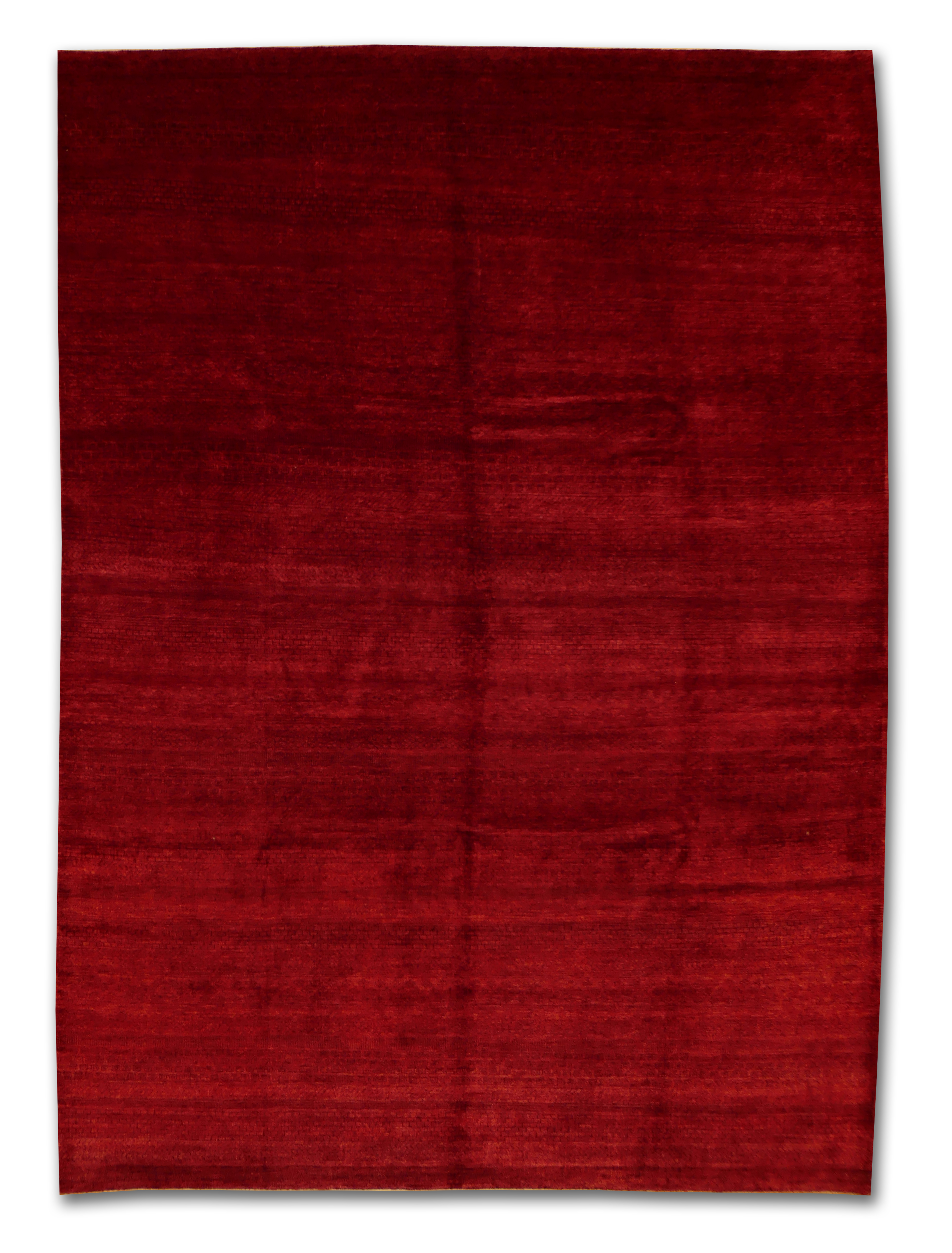 Crimson Comfort Modern Gabbeh Wool Rug MP6349 - 10' x 14'