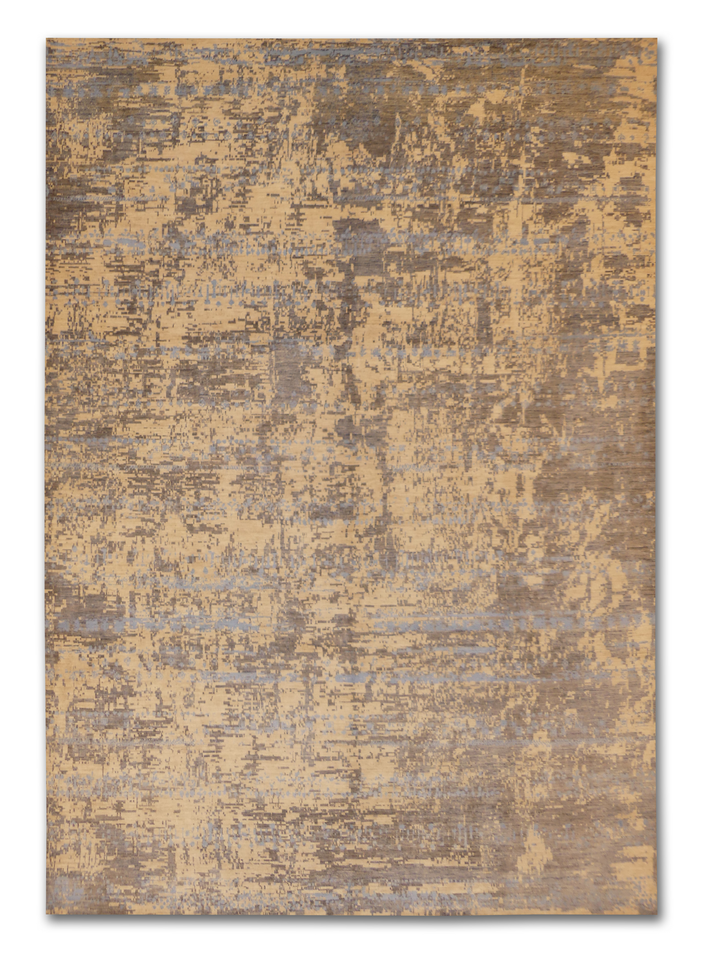 Golden Fresco Abstract Wool/Silk Rug MP6383 - 10 x 14