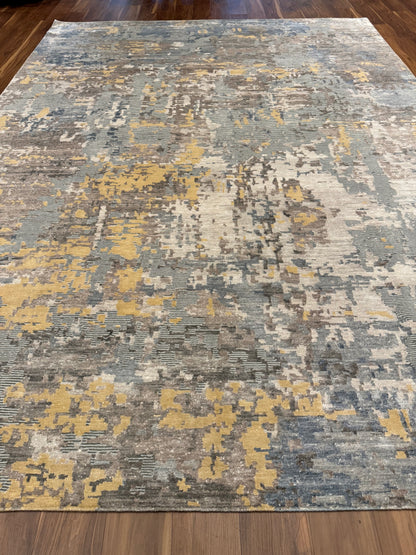Elegance Abstract Wool/Silk Rug MP6389 - 10 x 13.10