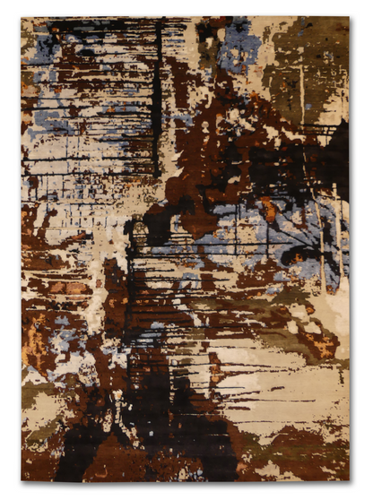 Urban Elegance Modern Abstract Wool/Silk Rug MP6395 - 10 x 14.2