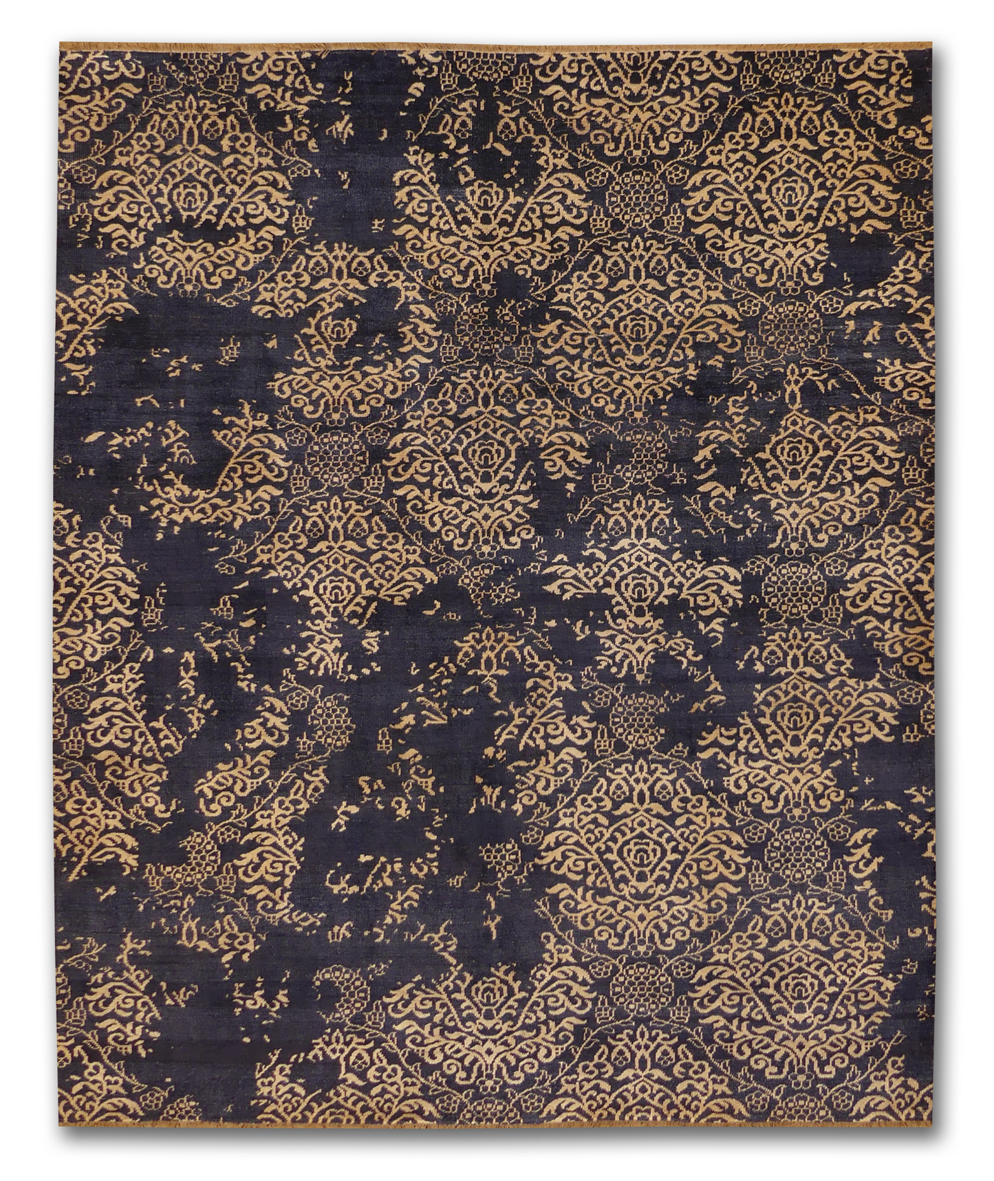 Navy Elegance Modern Silk Rug MP6402 - 8 x 10