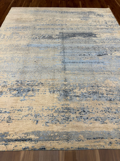 Golden Streak Modern Wool/Silk Rug MP6403 - 8.3 x 10.4