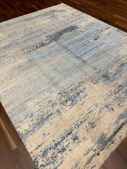 Golden Streak Modern Wool/Silk Rug MP6403 - 8.3 x 10.4