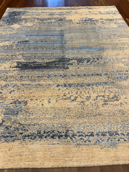 Golden Streak Modern Wool/Silk Rug MP6403 - 8.3 x 10.4