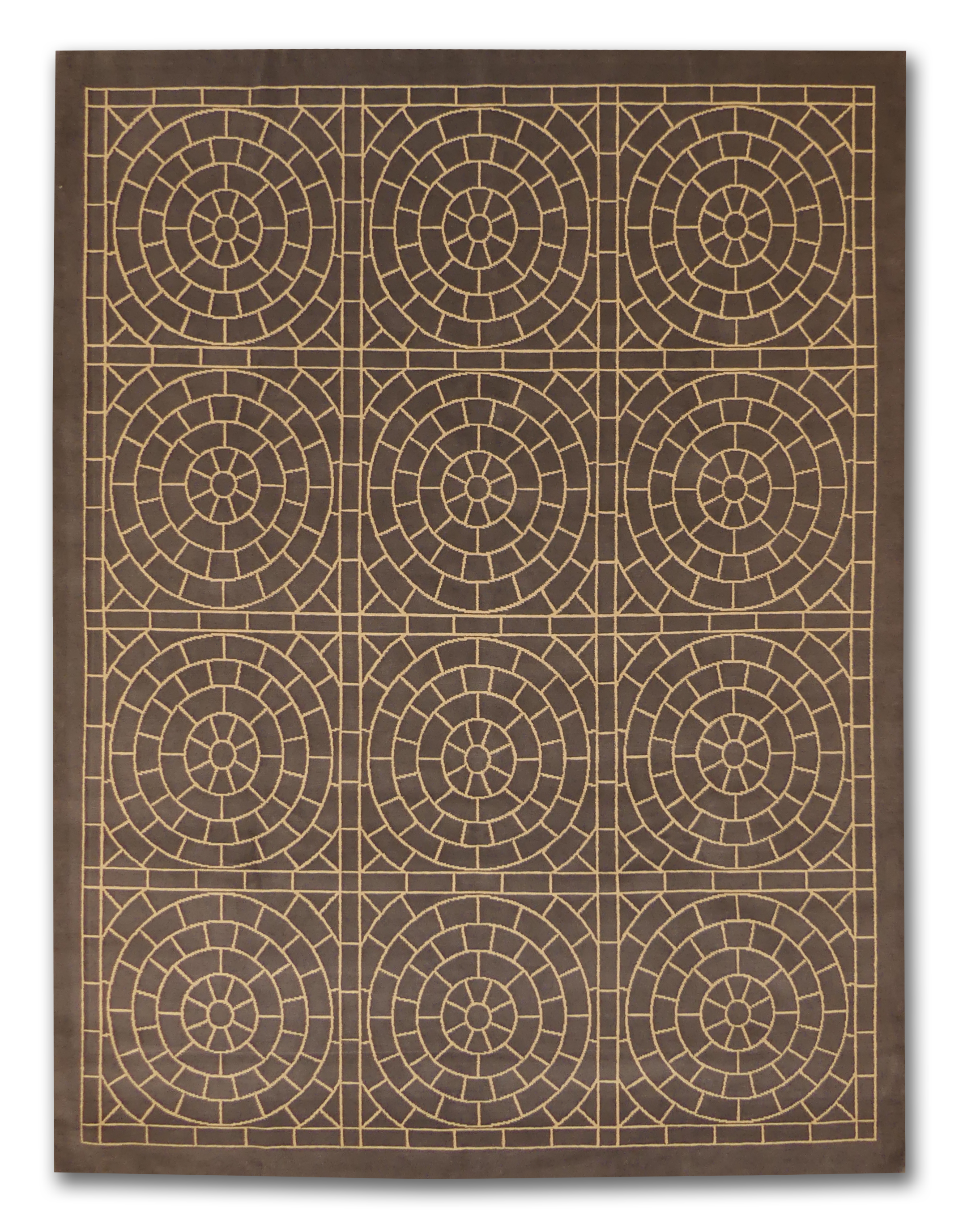 Circles Grid Elegance MP6418 - 8'1" x 10'5"