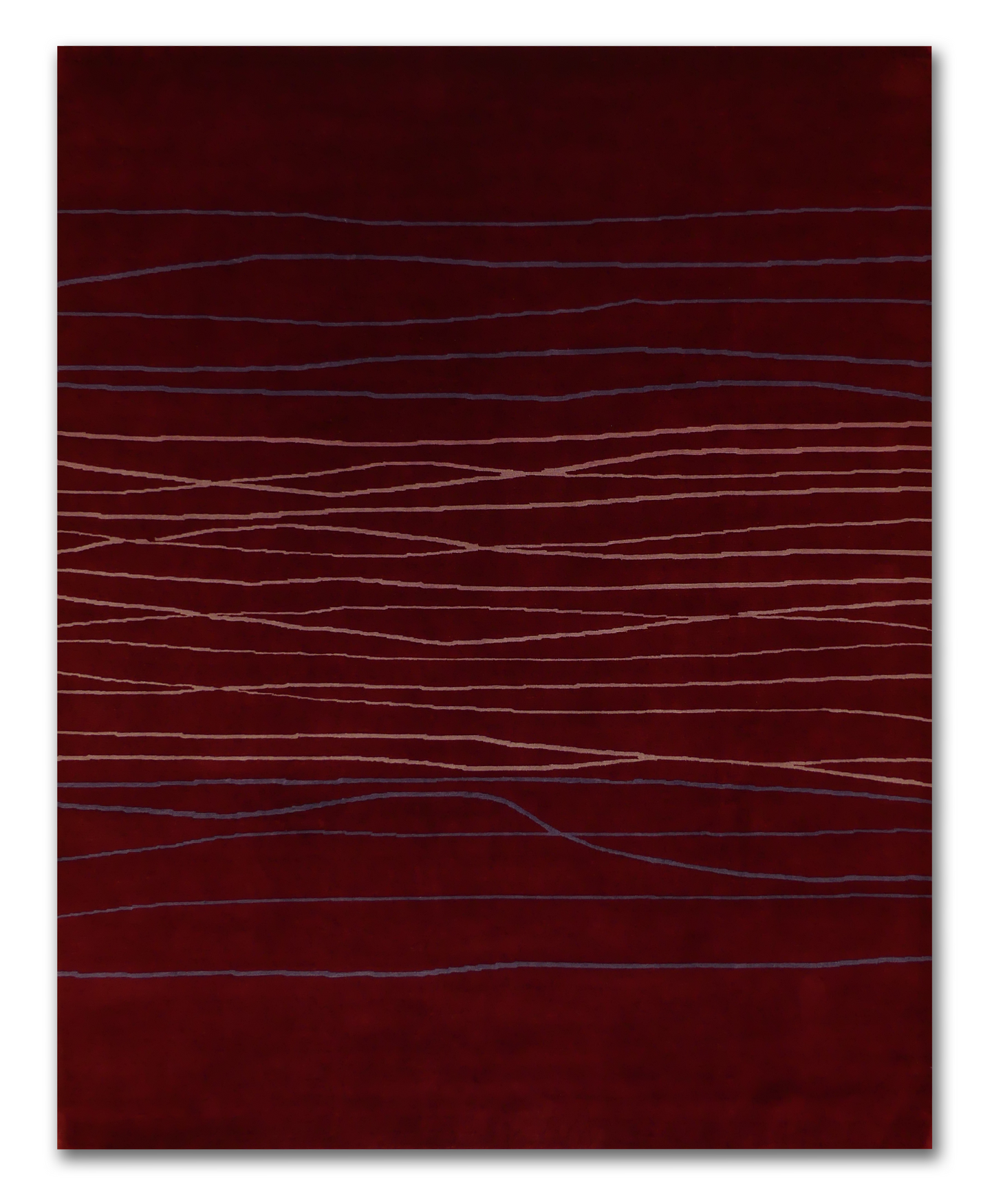 Waves Of Elegance Modern Linear Rug MP6419 - 8 x 10