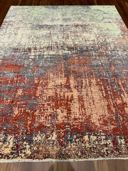 Abstract Elegance Wool/Silk Area Rug MP6422 - 7.11 x 10