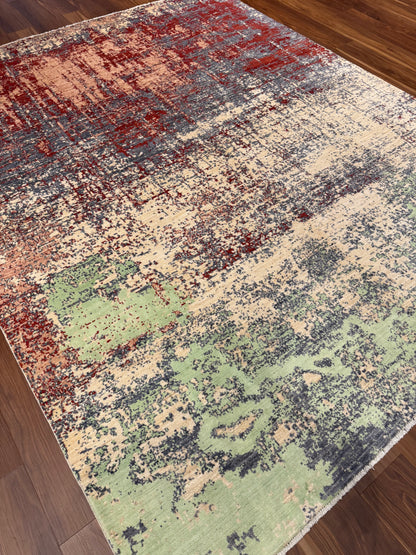 Abstract Elegance Wool/Silk Area Rug MP6422 - 7.11 x 10