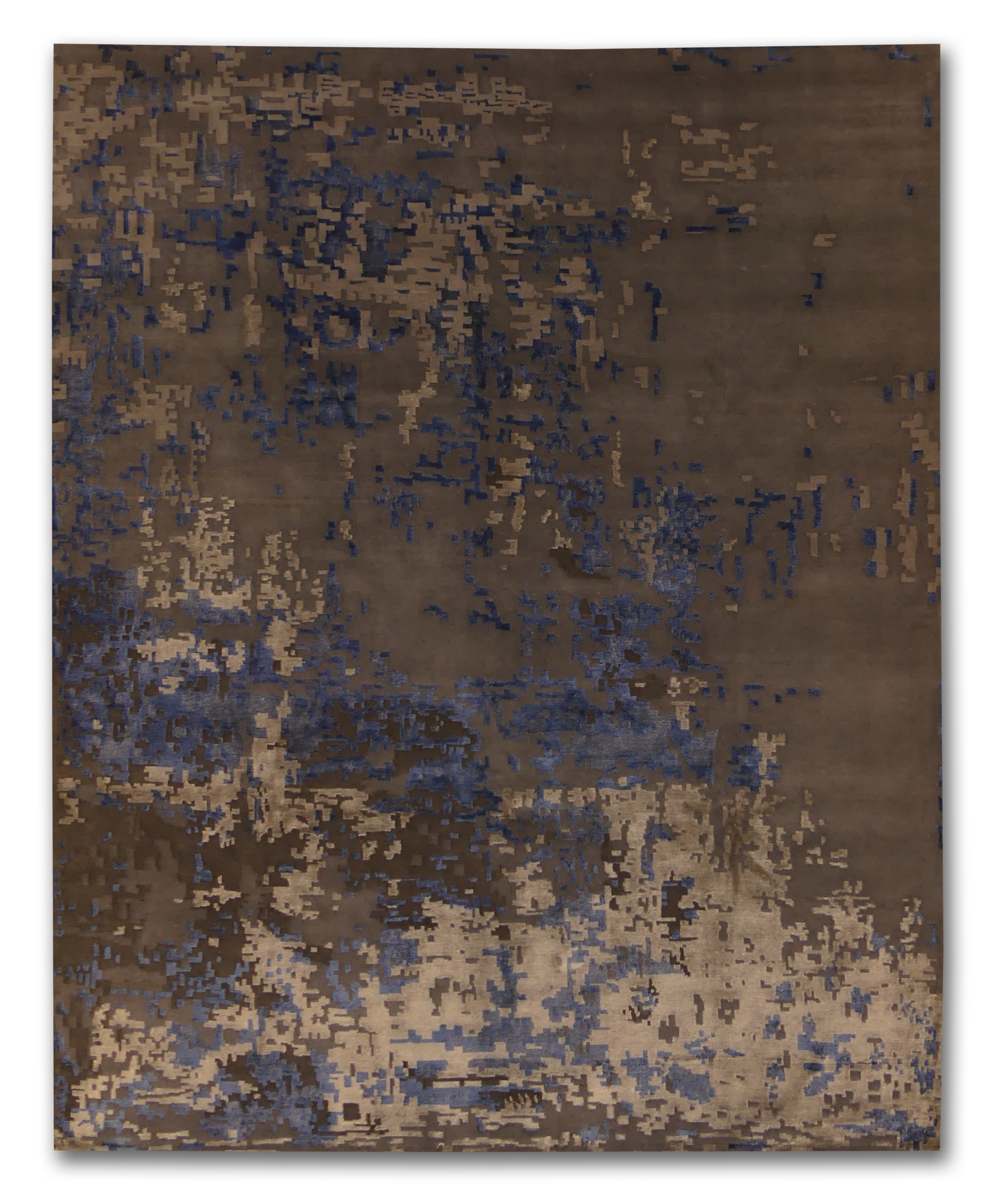 Modern Abstract Water Reflections Area Rug MP6428 - 8'2" x 10'3"