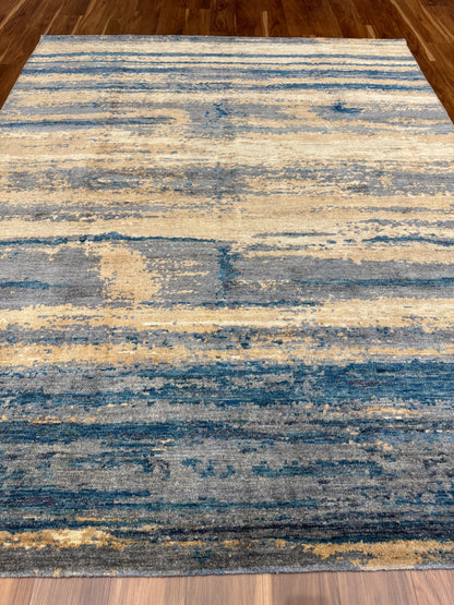 Vertical Harmony Modern Wool Rug MP6434 - 7.11 x 10.1