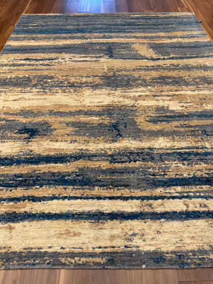 Vertical Harmony Modern Wool Rug MP6434 - 7.11 x 10.1