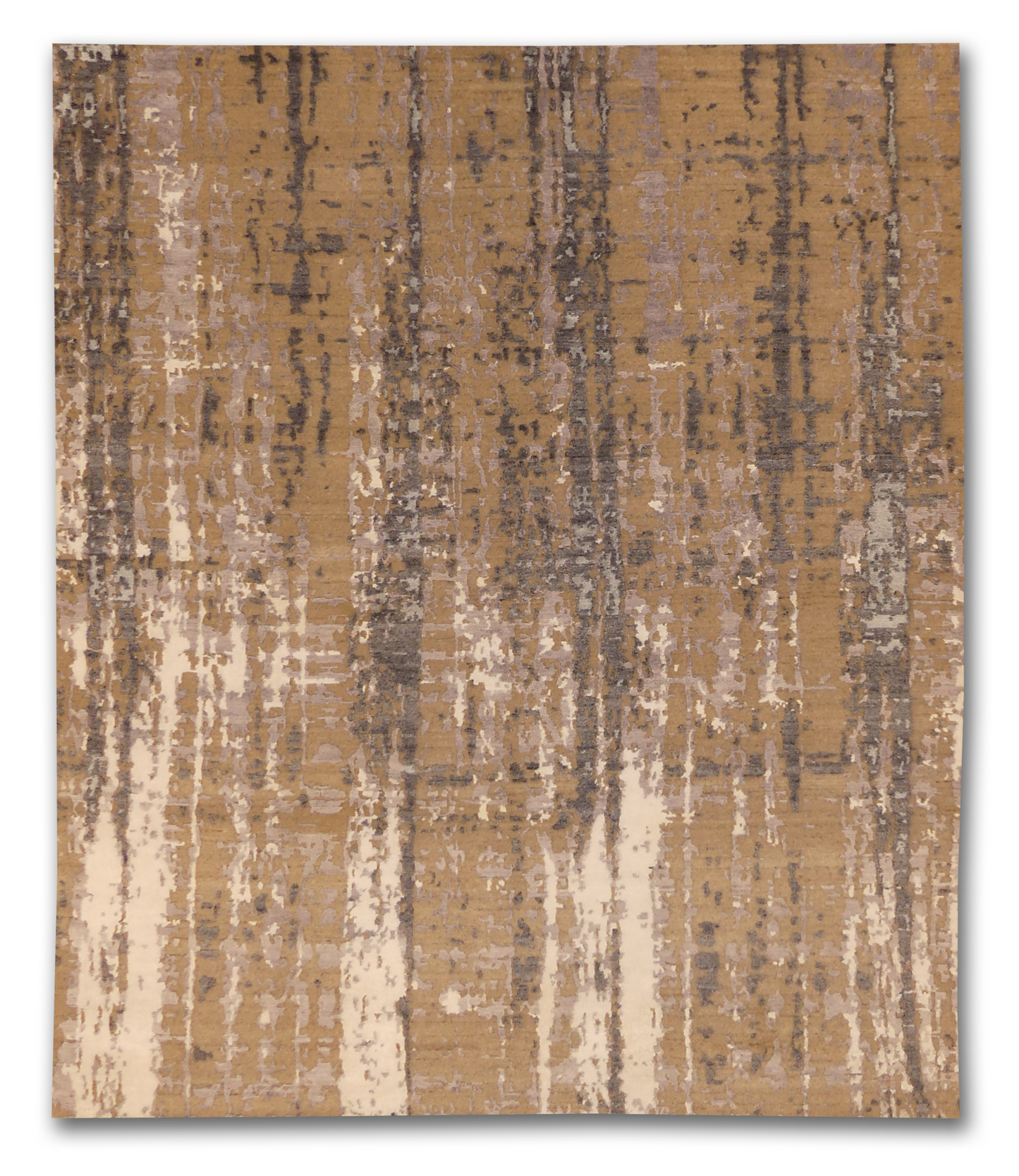 Abstract Terrain Wool/Silk Rug MP6442 - 8 x 10